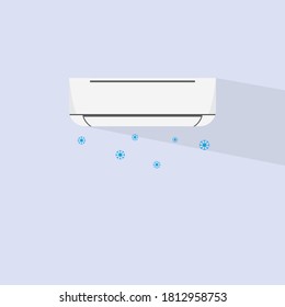 Air Conditioner vector template illustration design 
