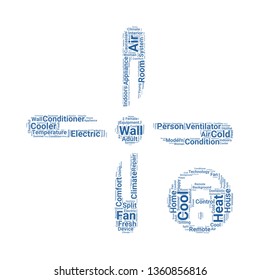 air conditioner word cloud. tag cloud about air conditioner.