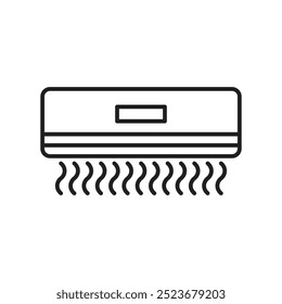 Air conditionerline icon. vector illustration. EPS10
