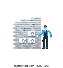 Air conditioners system maintenance