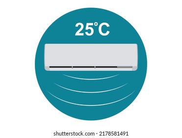 Air conditioning at 25 degrees Celsius