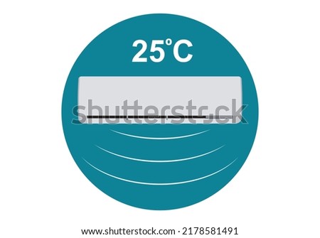 Air conditioning at 25 degrees Celsius