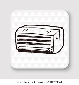 air conditioning doodle