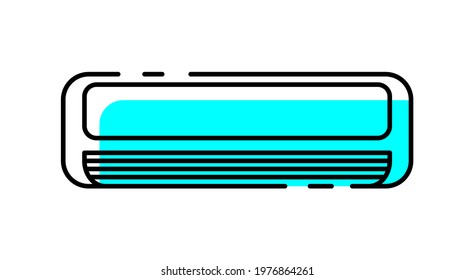 Air conditioning flat icon design