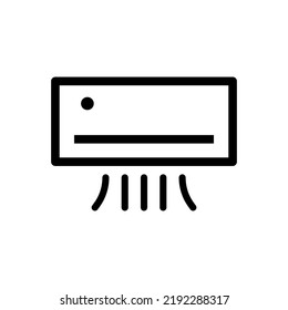 Air Conditioning. Heating and cooling. Indoor facilities. Vectors.