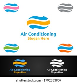 Air Conditioning and Heating Services Logo Design