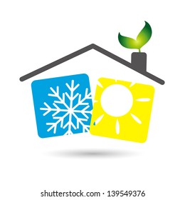 air conditioning in the house, the design of business