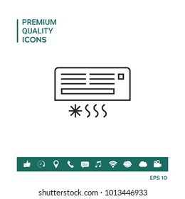 Air conditioning icon 