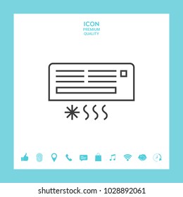 Air conditioning icon 
