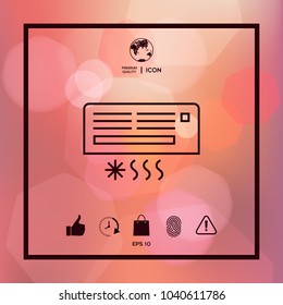 Air conditioning icon 