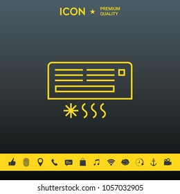 Air conditioning icon 
