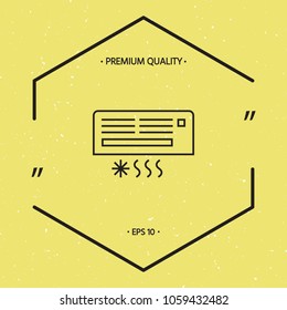 Air conditioning icon 