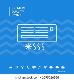 Air conditioning icon 