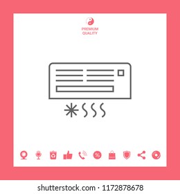 Air conditioning icon 