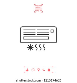 Air conditioning icon 