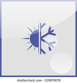 Air conditioning icon.