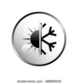 Air conditioning icon.
