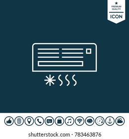 Air conditioning icon 
