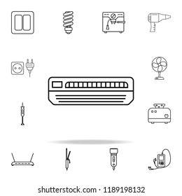 air conditioning icon. Appliances icons universal set for web and mobile