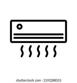 Air Conditioning Icon. Central Heating Icon. Vector.