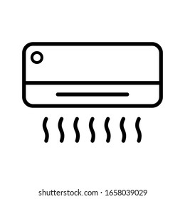 air conditioning icon design vector template