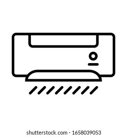 air conditioning icon design vector template