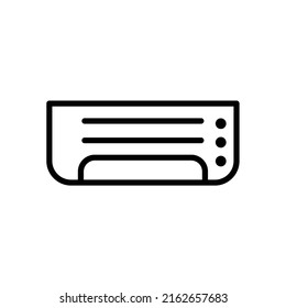air conditioning icon flat style trendy stylist simple
