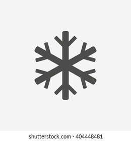 Air conditioning icon. Snowflake symbol. Flat icon on white background. Vector