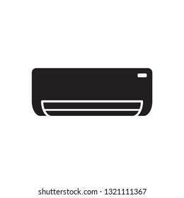 air conditioning icon in trendy flat design 