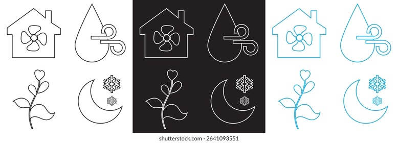 Air conditioning  icon.  Vector for Air conditioner, fan, wind, cooling  air cleaner, climate control etc. Vector for websites, mobile interfaces, presentations, banner, visual branding etc. EPS 10