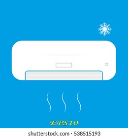 air conditioning, icon, vector illustration EPS 10