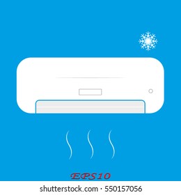 air conditioning, icon, vector illustration eps10