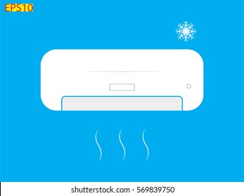air conditioning, icon, vector illustration eps10