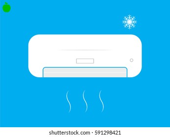 air conditioning, icon, vector illustration eps10
