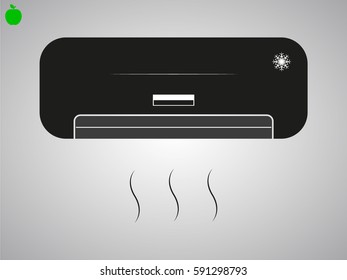 air conditioning, icon, vector illustration eps10