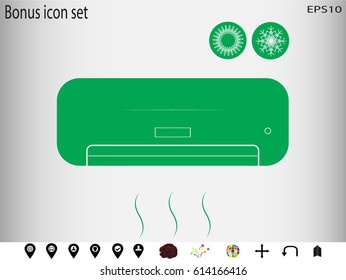 air conditioning, icon, vector illustration eps10