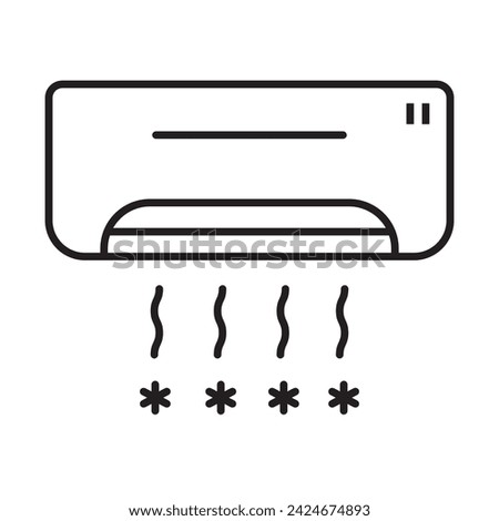 air conditioning icon vector illustration design template 
