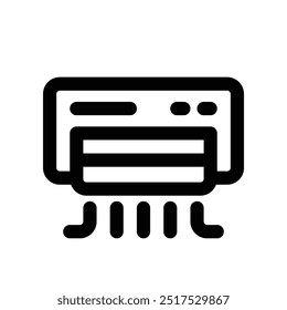 Symbol für die Klimaanlage. Vektorliniensymbol für Ihre Website, Ihr Handy, Ihre Präsentation und Ihr Logo-Design.