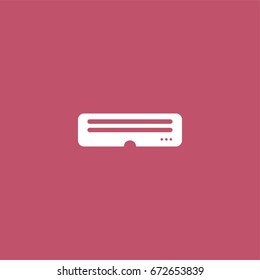 air conditioning icon. vector sign symbol on white background