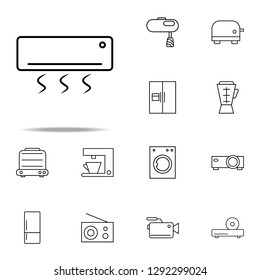 air conditioning icon. web icons universal set for web and mobile