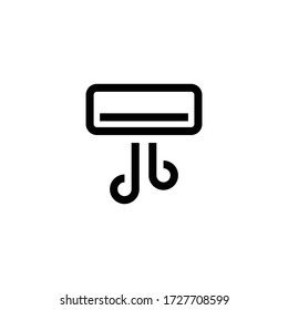 Air conditioning icon for web and mobile