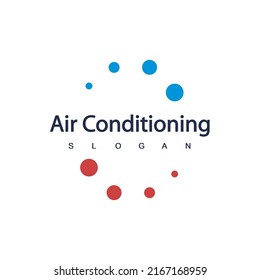 Air Conditioning Logo, HVAC Logo Concept