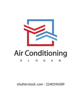 Air Conditioning Logo, HVAC Logo Concept