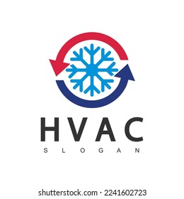 Air Conditioning Logo, HVAC Logo Concept