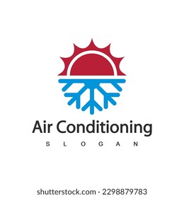 Air Conditioning Logo, HVAC Logo Concept