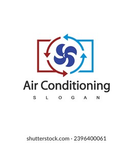 Air Conditioning Logo, HVAC Logo Concept
