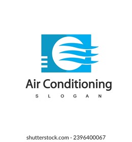 Air Conditioning Logo, HVAC Logo Concept