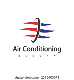 Air Conditioning Logo, HVAC Logo Concept