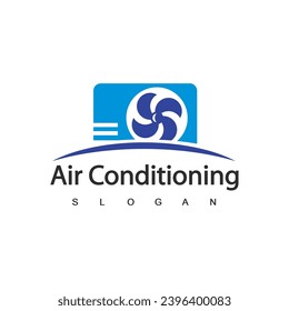 Air Conditioning Logo, HVAC Logo Concept