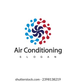 Air Conditioning Logo, HVAC Logo Concept